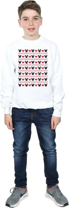 Produktbild Disney Mickey And Minnie Christmas Hearts Sweatshirt Jungen (152, 158)