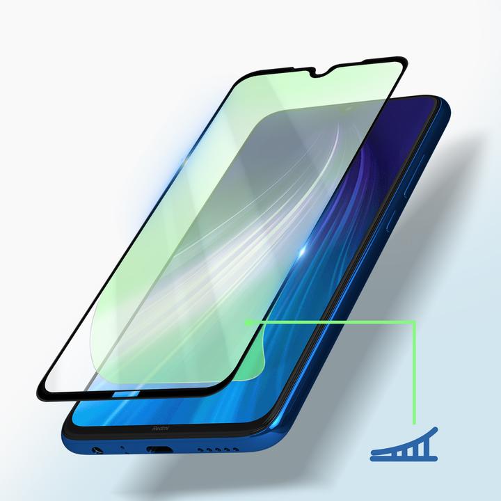 Image du produit Avizar Film de protection en verre blindé 9H (1 pièce(s), Xiaomi Redmi Note 8T)