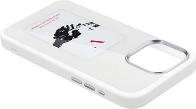 Actual product image PhoneLook E-Ink display DIY cover with NFC technology for personalised photo backgrounds (Apple iPhone 15 Pro Max)