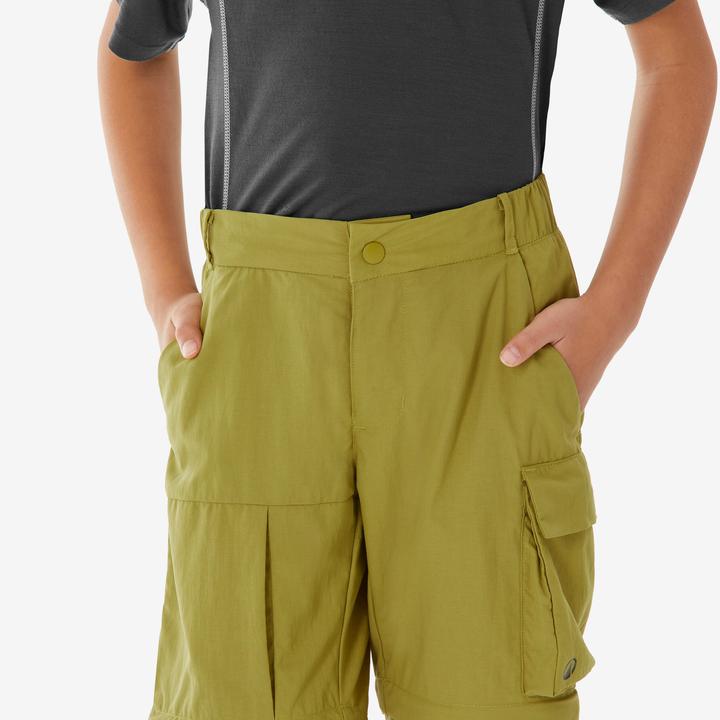 Produktbild Quechua Zip-Off-Hose Kinder Gr. 123–172 Wandern - MH500 khaki (10, 11, 12)
