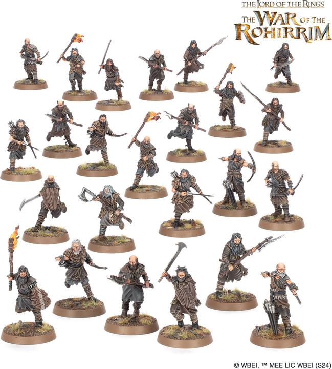 Produktbild Games Workshop Warhammer Middle Earth - Hommes des Tribus Montagnardes (2024) (Kunststoff)