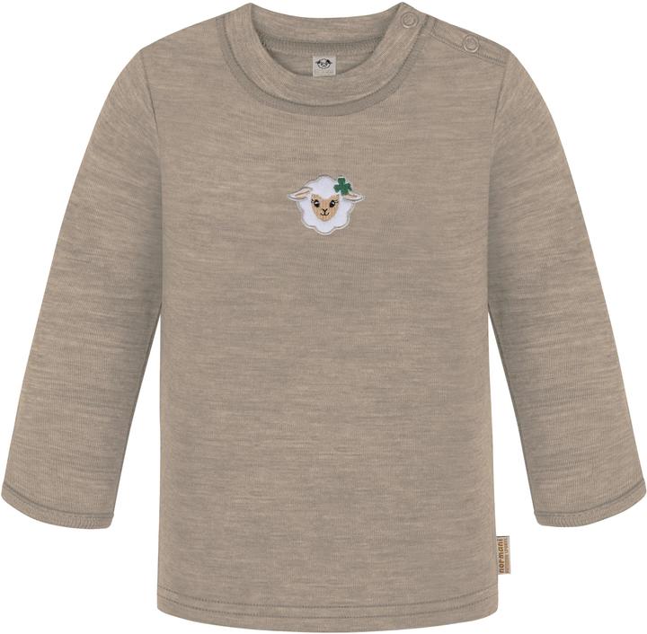 Actual product image Normani 3-pack baby merino longsleeve "Taupo" - 9475 (104)