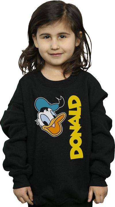 Actual product image Disney Girls Donald Duck Greetings Sweatshirt (140, 146)