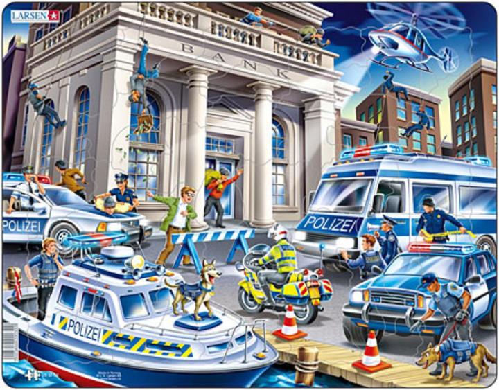 Actual product image Larsen Police puzzle (43 pieces)