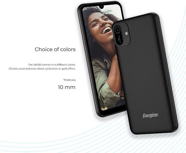 Immagine prodotto Energizer Smartphone Ultimate U608S - Smartphone 2 GB RAM 32 GB 6,08 pollici 4G Dual Sim EU (nero) (32 GB, Nero, 6.09", Doppia SIM, 5 Mpx, 4G)