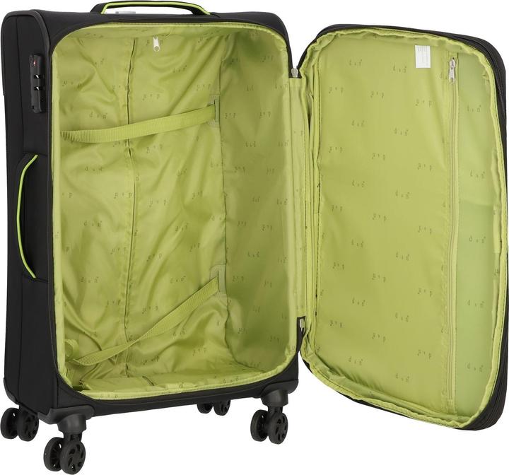 Actual product image D&N Travel Line 6704 - 3-piece suitcase set dobby nylon (208 l, XL (from 140l))