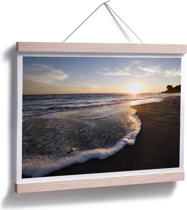 Produktbild Trenddeko Sonnenuntergang am Meer (100 x 80 cm)