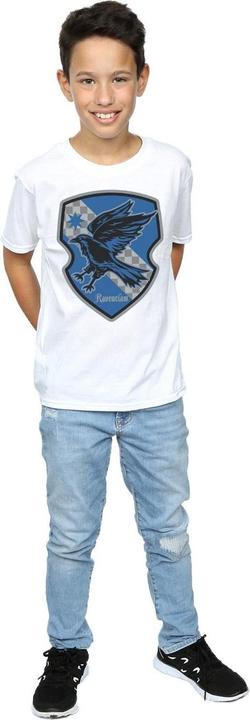 Actual product image Boys Ravenclaw Crest Flat T-Shirt (140, 146)