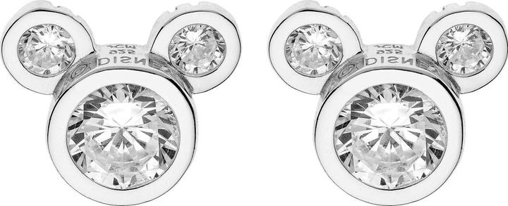 Disney Ohrstecker Mickey Mouse, 925 Sterling Silber (925er Silber)