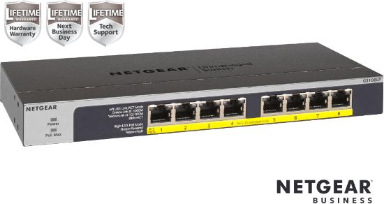 Produktbild Netgear GS108LP: 8 Port Switch (8 Ports)