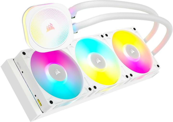 Actual product image Corsair iCUE LINK TITAN 360 RX RGB White AIO, 360mm Radiator, Liquid CPU Cooler