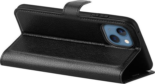 Actual product image MU Classic Litchi Leather Bookcover Series (Apple iPhone 14)