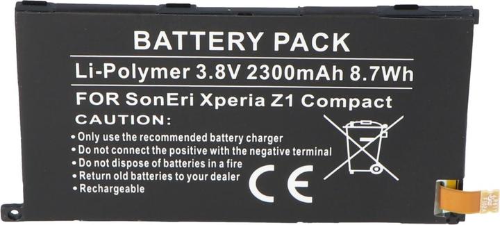 Produktbild AccuCell Akku Sony XPERIA Z1 Compact, 1274-3419.1, 1ICP4/53/88, LIS1529ERPC