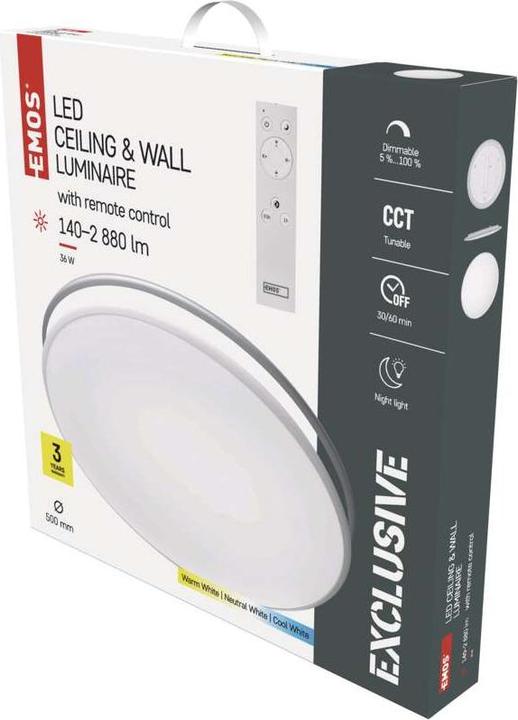 Immagine prodotto Emos ZM5166 illuminazione da soffitto Bianco Lampadina/e non intercambiabile/i (2880 lm)