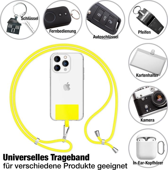 Produktbild Nalia Universal Handykette zum Umhängen mit Pad