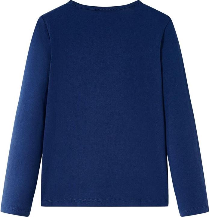 Produktbild VidaXL Kinder-Langarmshirt Marineblau 104,Material: 95 % Baumwolle (104)