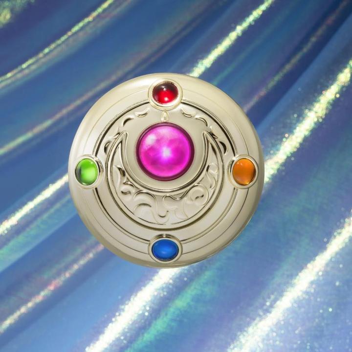 Actual product image Bandai Namco Sailor Moon Proplica Replica Transformation Brooch & Transformation Filler Set Brilliant Colour
