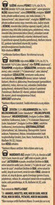 Valori nutrizionali e ingredienti Fitness Cioccolato Cereali (375 g)