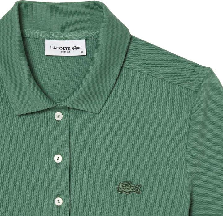 Actual product image Lacoste Womens/Ladies L.12.D Mini Pique Slim Polo Shirt (34 D)