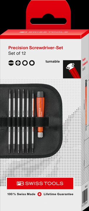 Productafbeelding PB Swiss Tools Schroevendraaierset PB 513 telescoopsteel met verwisselbare klingen CBB (Inbus, Schroeven met sleufkop)
