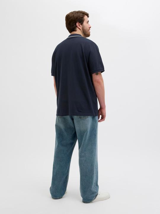 Actual product image Jack & Jones Plus Size Gedruckt Poloshirt Poloshirt (4XL)