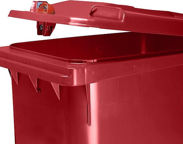 Actual product image Schäfer Shop Plastic large waste garbage can with gravity lock (240 l)