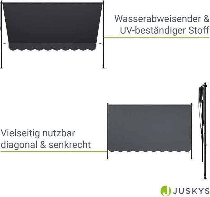 Produktbild Juskys Klemmmarkise Kapstadt (3 m)
