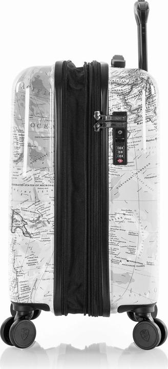 Image du produit Heys Journey Fashion Spinner -matkalaukku, mustavalkoinen kartta (49 l, Bagage à main (jusqu'à 50l))