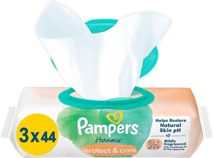 Actual product image Pampers Harmony Protect & Care (132 Piece)