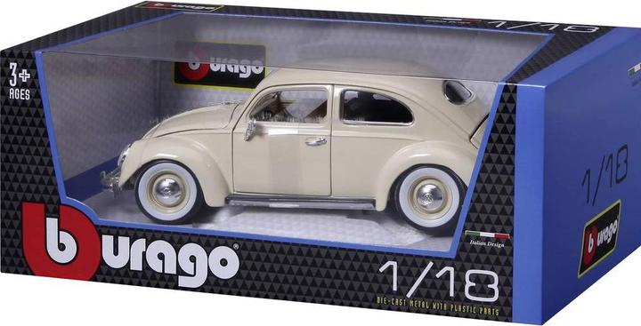 Image du produit Bburago 1:18 Modèle réduit de voiture VW Coccinelle 1955