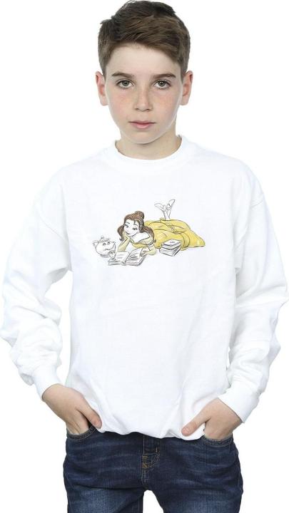 Immagine prodotto Disney Beauty And The Beast Belle Reading Felpa Ragazzi (128)