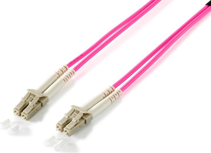 equip FO patch cable LC->LC multimode duplex OM4 vio (CAT7, 1 m)