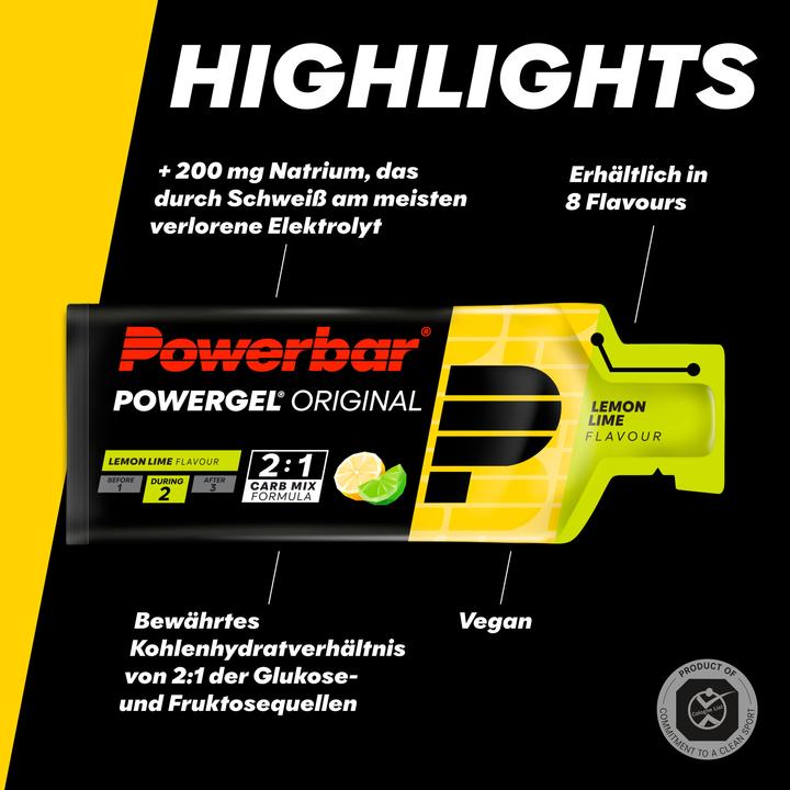Actual product image Powerbar Original (Lemon, Sweet lime, 24 pcs., 984 g)