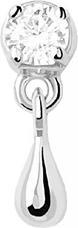 Pd Paola PDPAOLA - Charming silver single earrings with zirconia Watter Essentials PG02-027-U