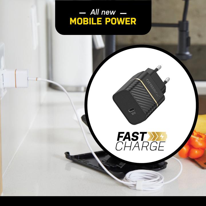 Actual product image OtterBox EU GaN Fast Charge Wall Charger (30 W)