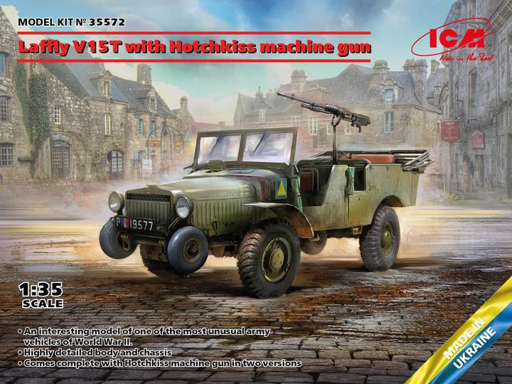 Produktbild ICM Laffly V15T with Hotchkiss machine gun