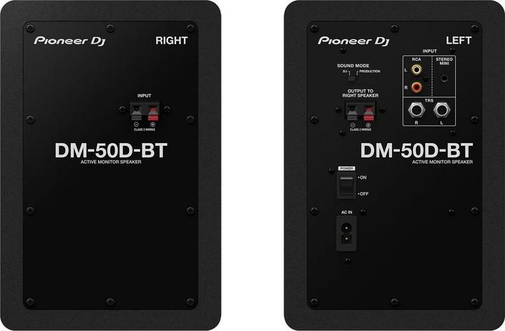 Actual product image Pioneer DJ DM-50D-BT (Active, Pair, 2x 25 W)