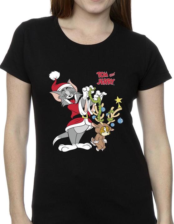 Image du produit Tom & Jerry - T-shirt CHRISTMAS REINDEER - Femme (L)