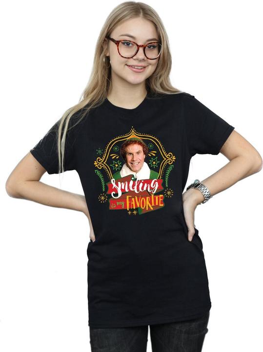Immagine prodotto Elf Buddy Smiling Maglietta Ampia Donna (M)