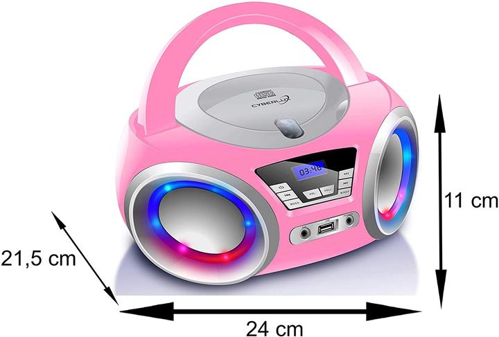 Produktbild Cyberlux CD-Player mit LED-Beleuchtung