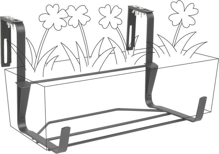Produktbild Nouvel Blumenkastenhalter