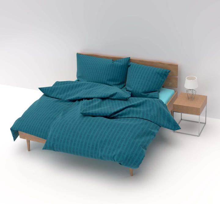 Immagine prodotto Lotus Bettwaren Bettwäsche Satin Seersucker uni (Copripiumino, 160 x 210 cm)