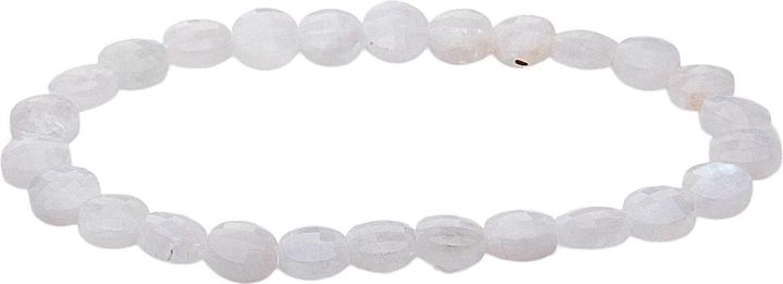 Image du produit Leyda Bracelet Pierre de Lune Arc-en-Ciel (17 cm, Pierres)