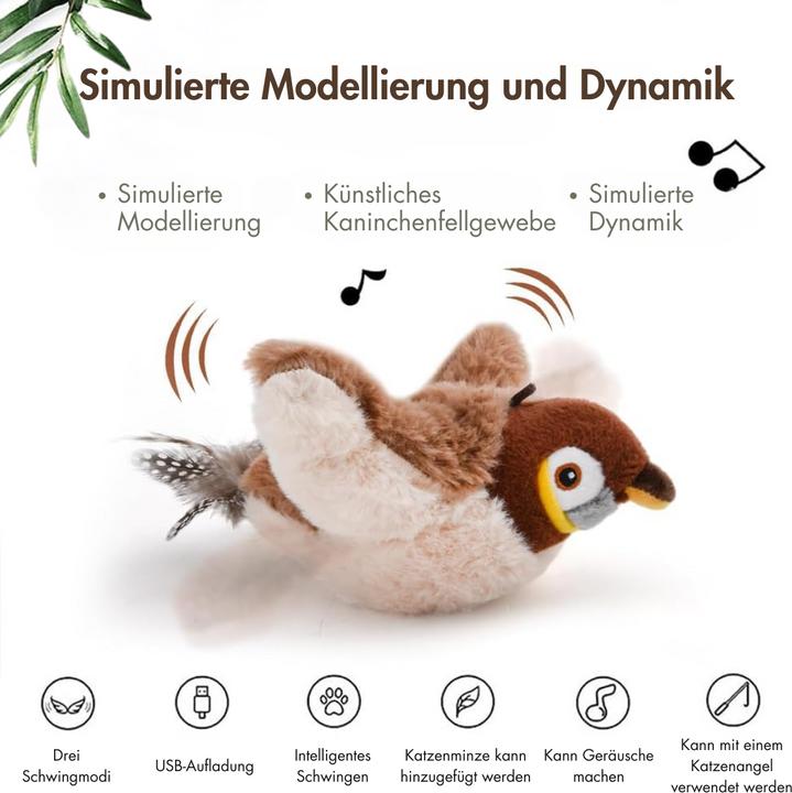 Produktbild Suba Elektrisches Vogelspielzeug (Katzenminzespielzeug)