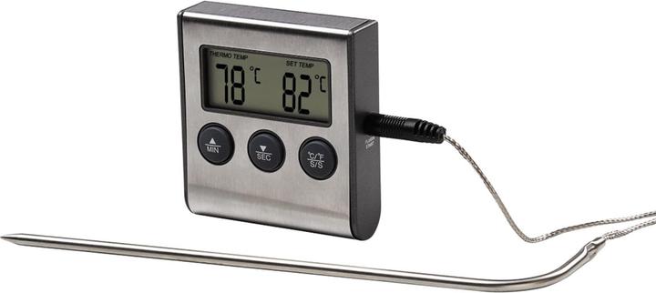 Xavax Thermomètre à four/à rôti Thermomètre à rôti numérique avec minuterie, capteur à câble