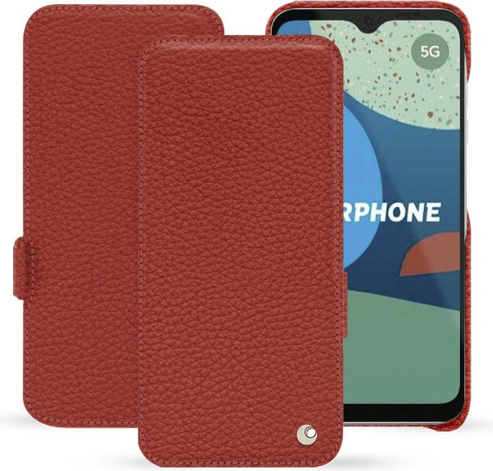 Actual product image Noreve Horizontal leather flap shell (Fairphone 4)