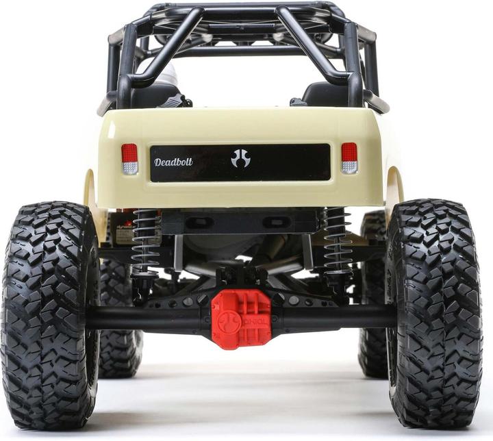 Image du produit Axial SCX10 II Deadbolt Electro Brushed Crawler 4WD 1:10 RTR Tan (RTR Prêt à fonctionner)