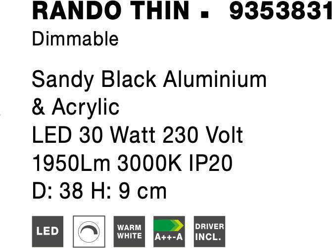 Immagine prodotto Nova Luce Rando Thin (1845 lm)