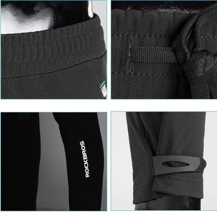 Image du produit Rockbros Patrol Cycling Windproof Sports Pants Size L - Black (L)