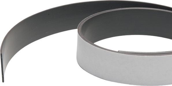 Image du produit Ruban adhésif magnétique 25mm x 1m noir (25 mm)